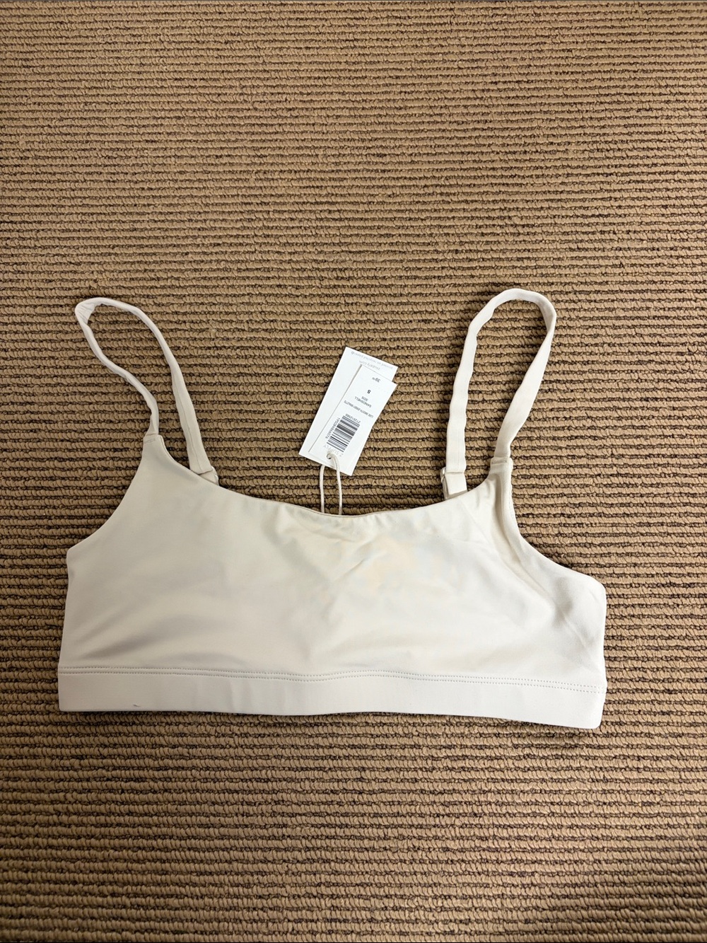 Z supply luxe smooth jersey bralette sandshell